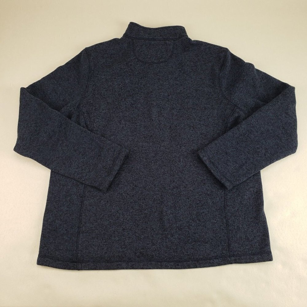Woolrich Quarter Zip Pullover Sweater Mens XL Blue Long Sleeve Fleece Jacket - Picture 4 of 10